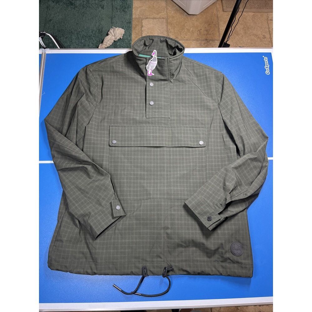 Ted Baker Dafen Pullover Anorak Style Jacket‎  Size 6 XXL $340 Green